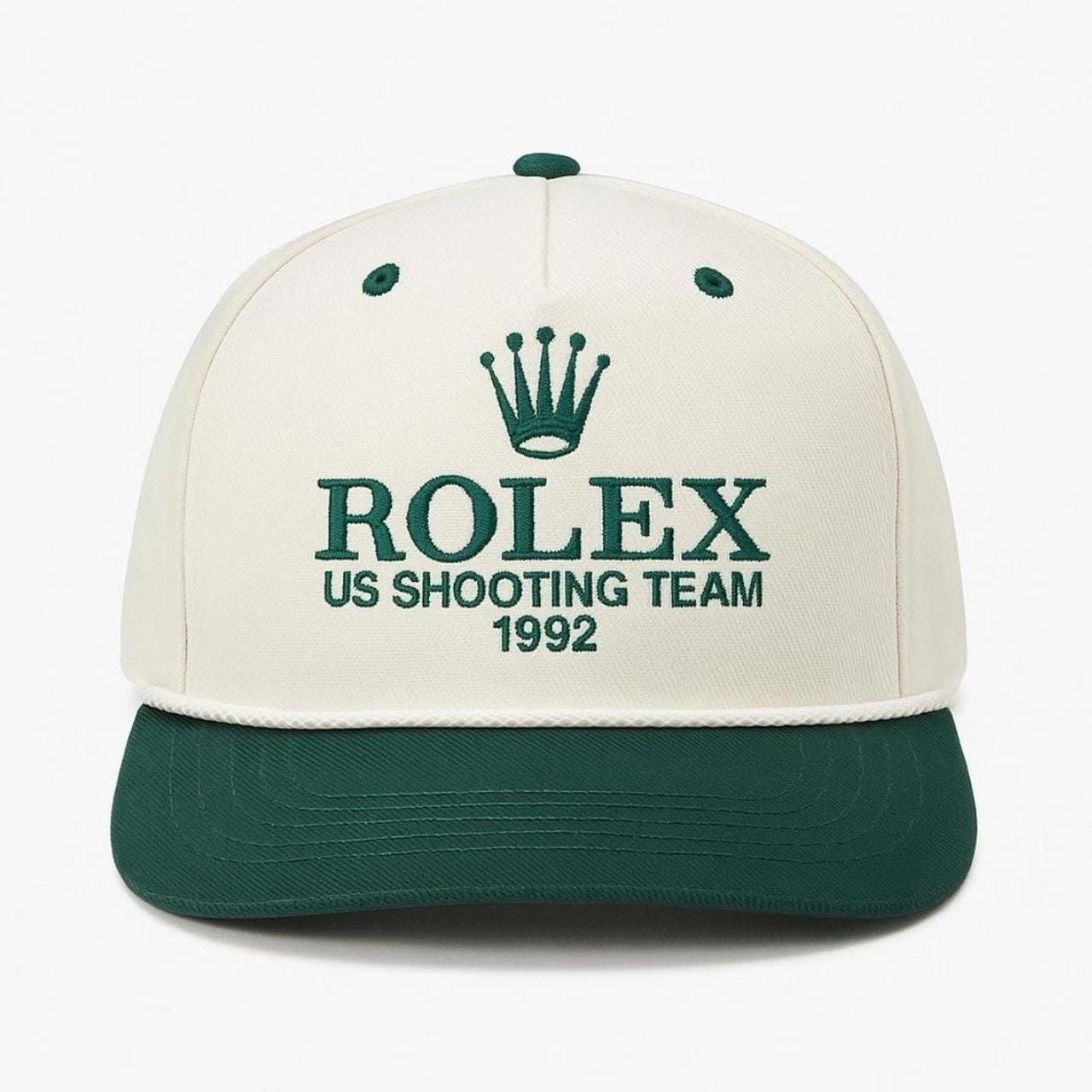 Rolex US Shooting Team 1992 Cap – Vintage Style Shooting Cap Hat, Olympic Style Collectible, Rare Team Gear