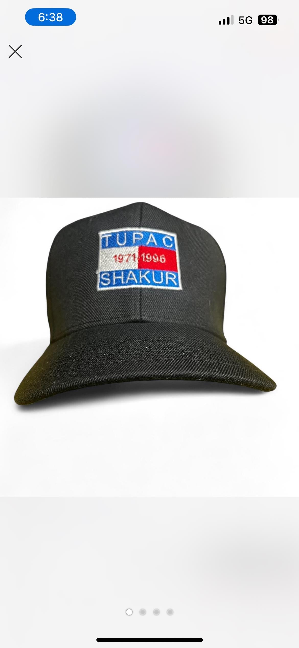 2PAC MLB  Cap – Vintage 2Pac Interscope Promo Hat, Rare 90s Hip Hop Rap Collectible