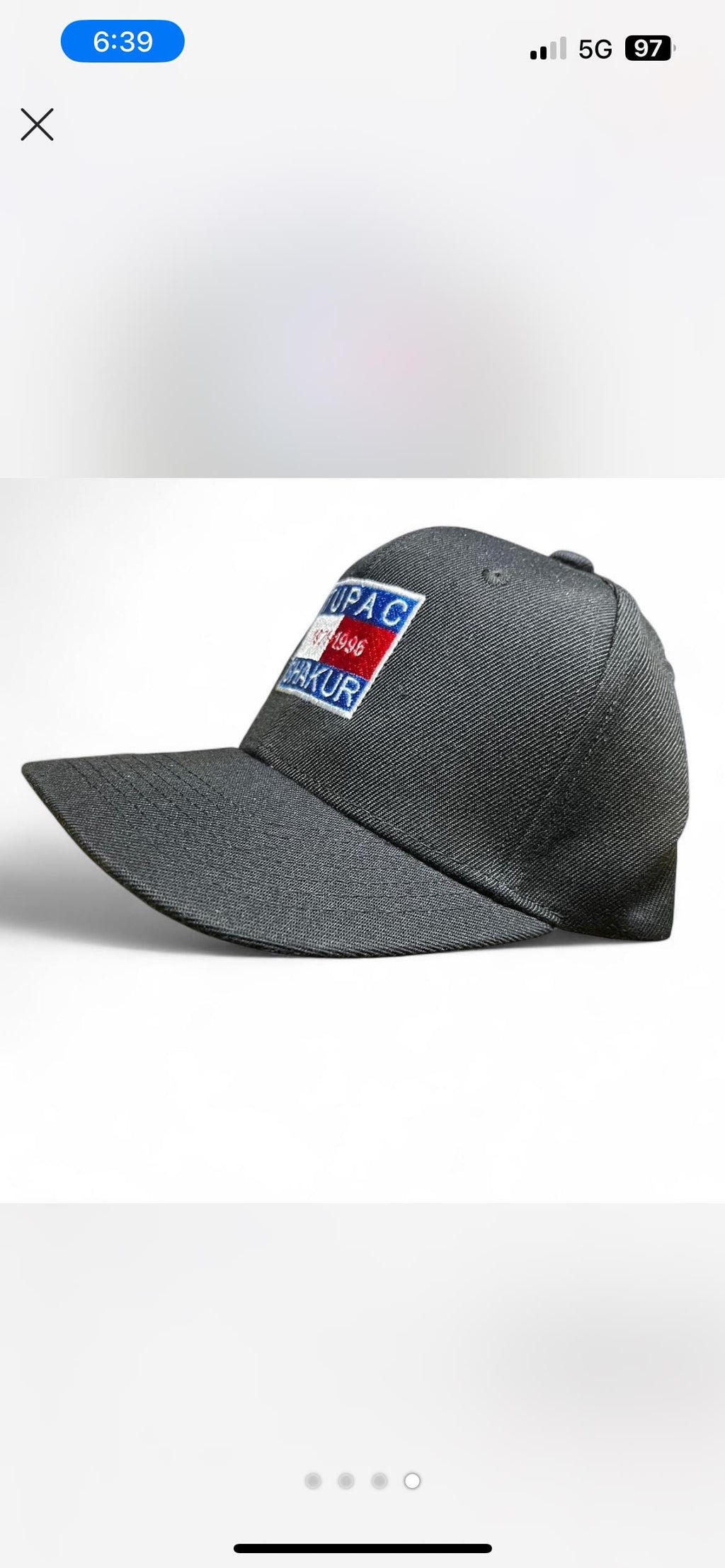 2PAC MLB  Cap – Vintage 2Pac Interscope Promo Hat, Rare 90s Hip Hop Rap Collectible