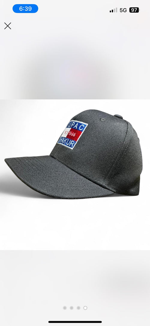 2PAC MLB  Cap – Vintage 2Pac Interscope Promo Hat, Rare 90s Hip Hop Rap Collectible