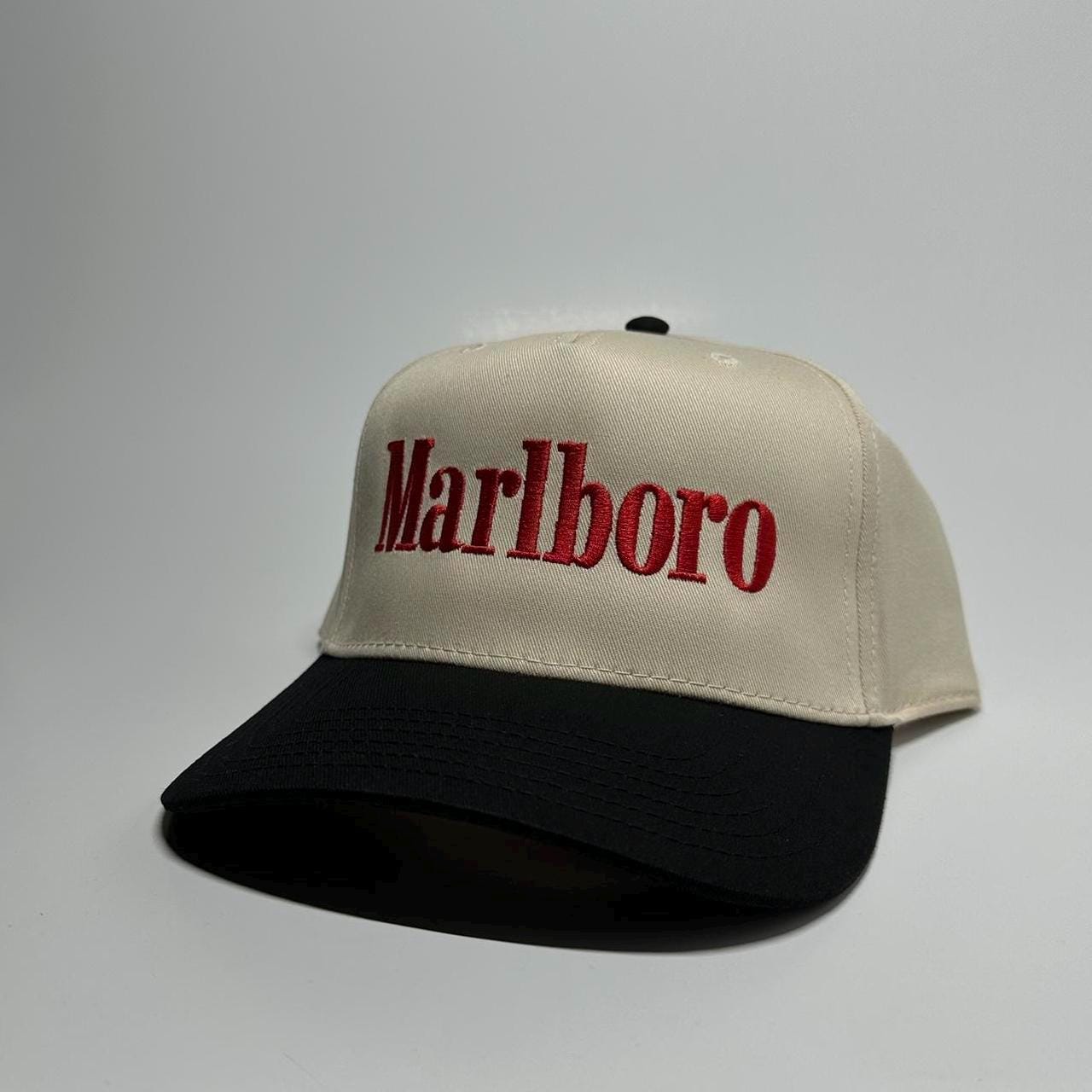 Marlboro 5 Panel Cap Neutral/Black/Red