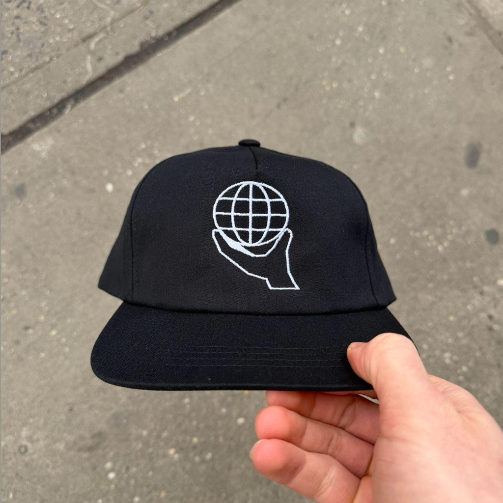 The Techno Embroidered Black Snapback