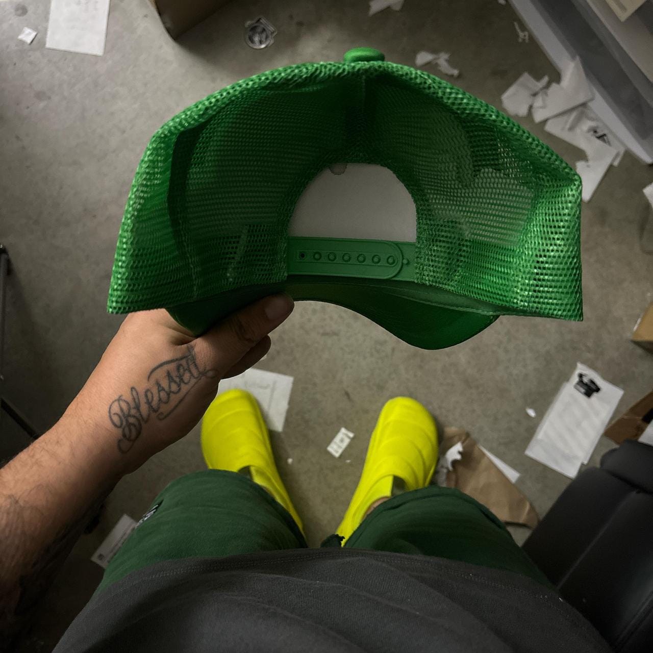 Luigi trucker cap