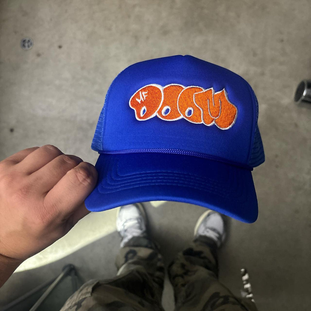 MF Doom Knicks color way trucker hat