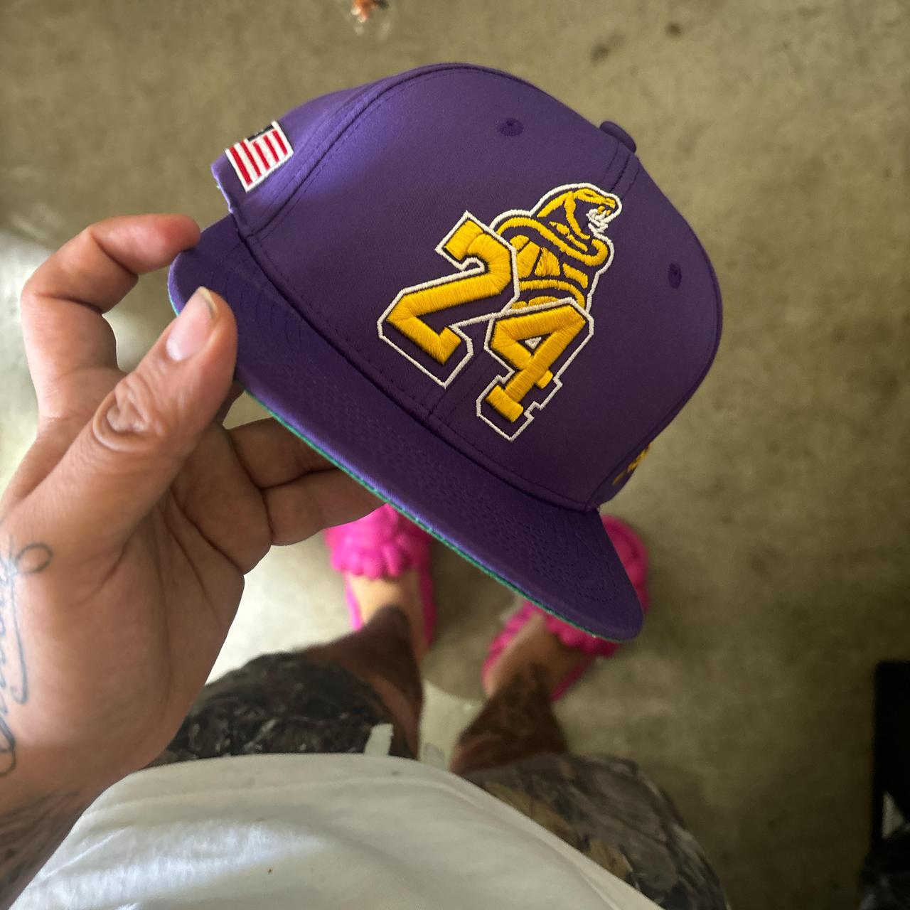 Kobe Bryant 24 black mambas SnapBack
