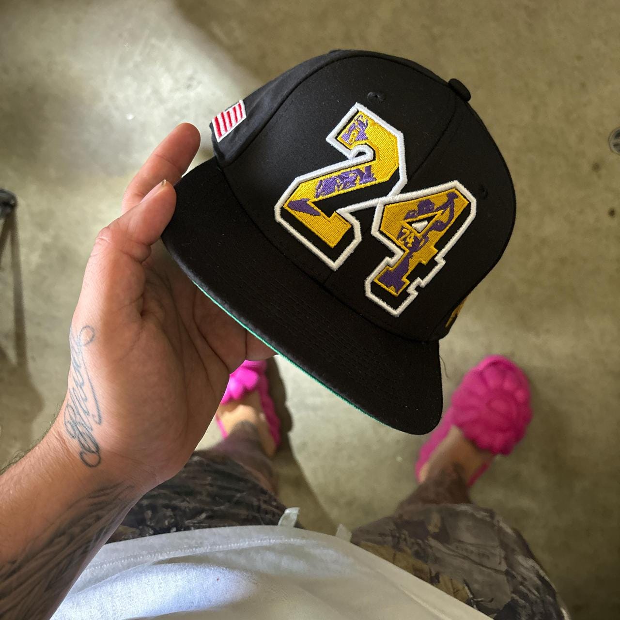 Kobe Bryant 24 in memory SnapBack