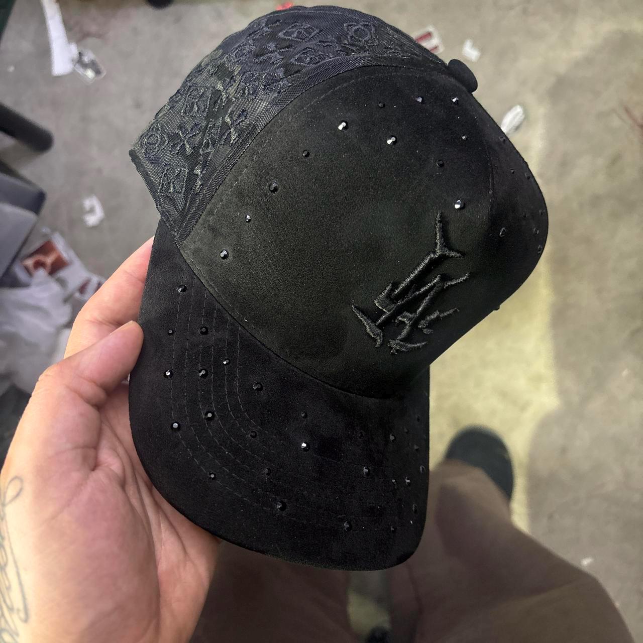 Dodgers death metal shade rhinestone mesh trucker hat
