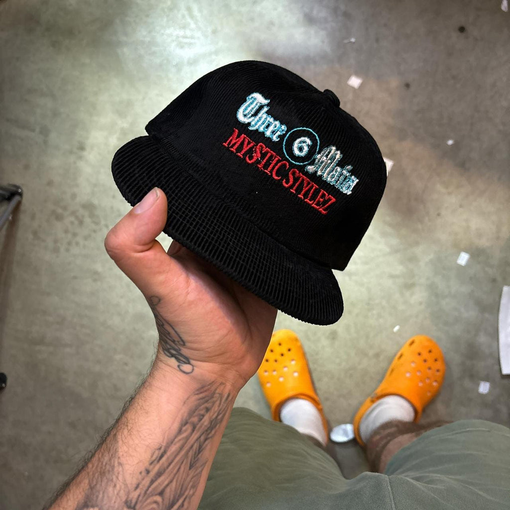 Three 6 Mafia corduroy mystic styles snapback hat