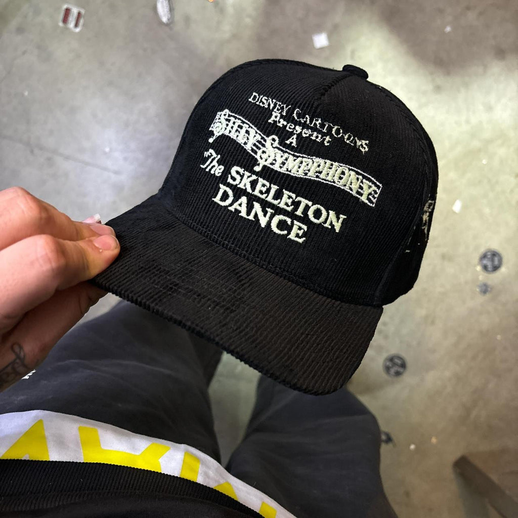 Disney "The Skeleton Dance" corduroy cap