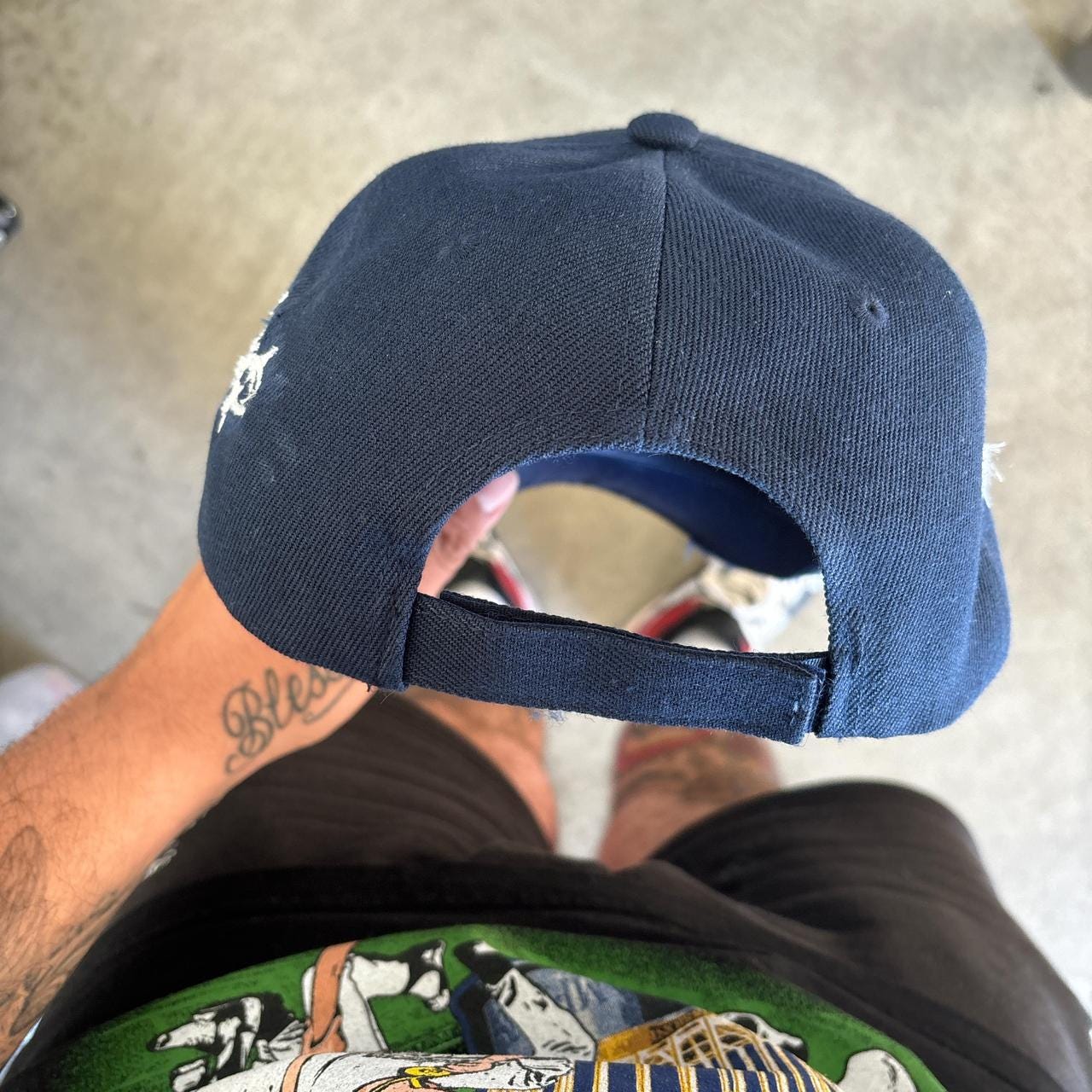 Virgin Mary vintage embroidered cap