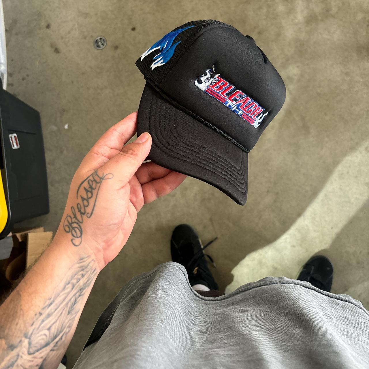 Bleach Anime flame trucker hat