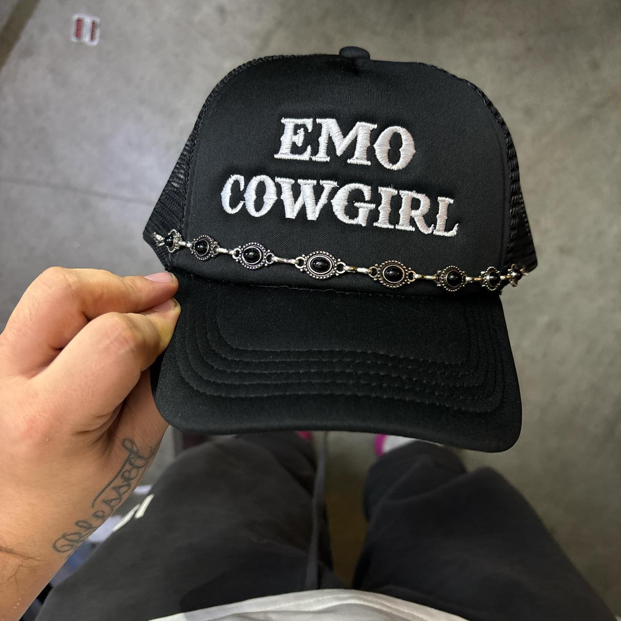 Emo Cowgirl western trucker hat