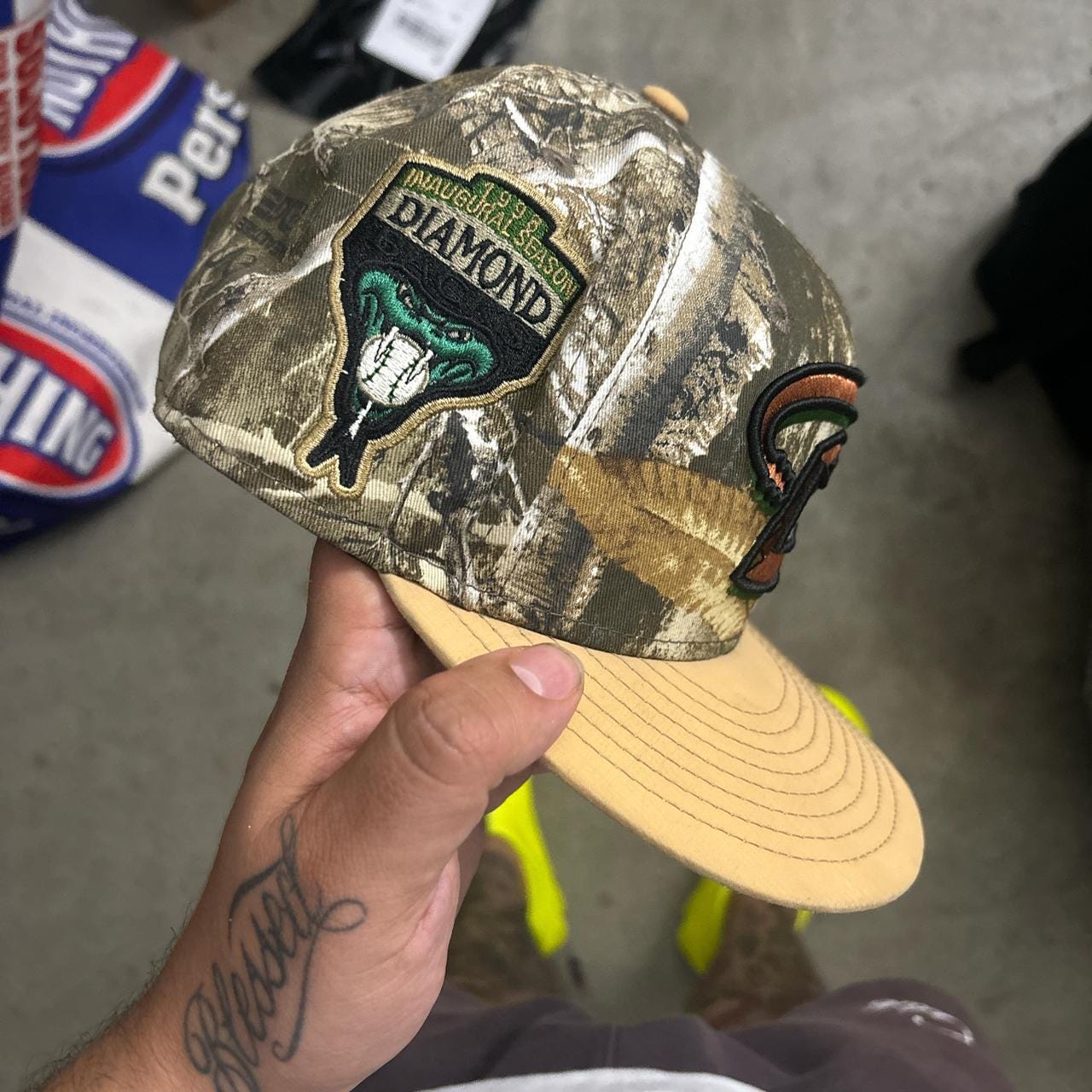 Arizona Diamondbacks Real Tree camo fitted hat