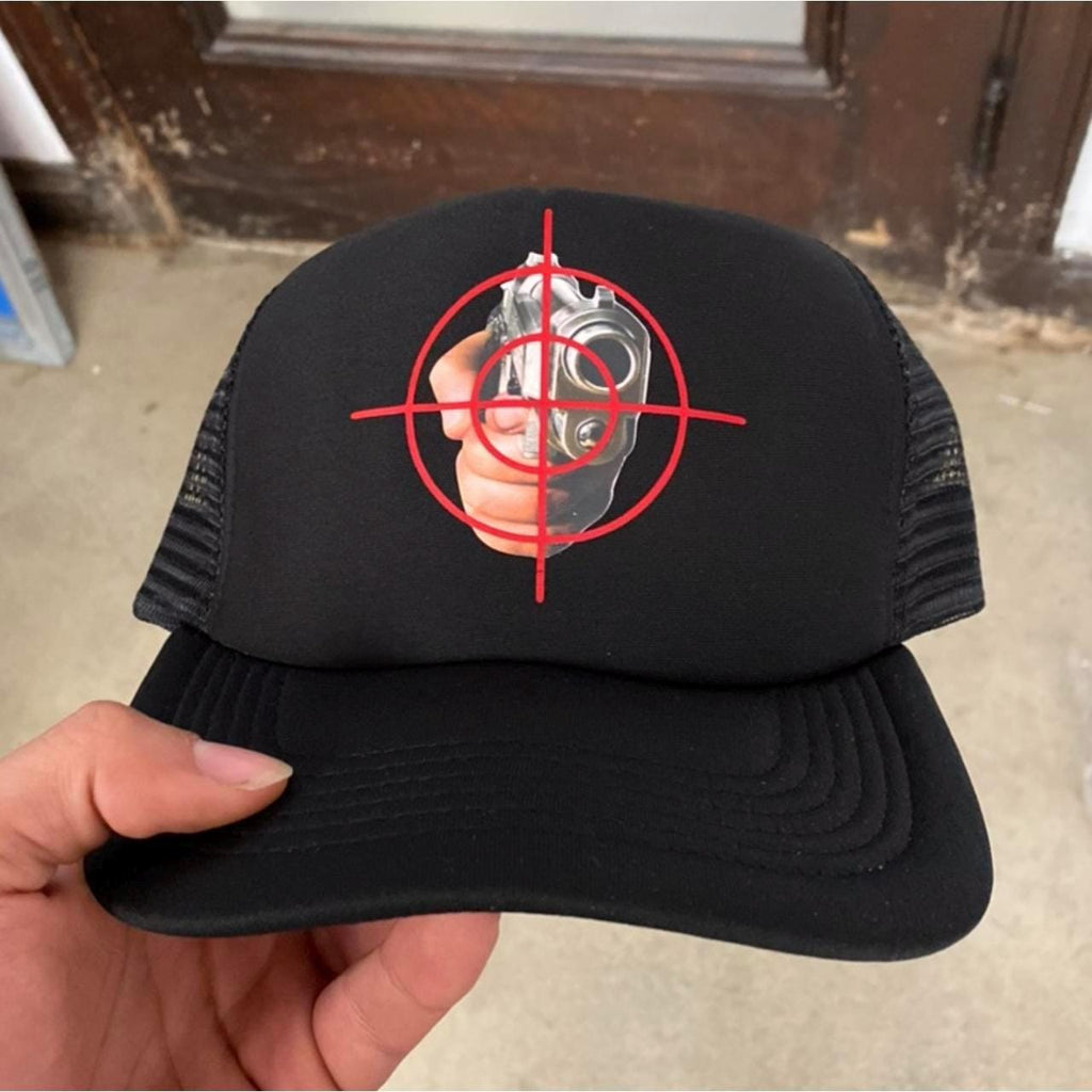 Target Practice Brand New Black Trucker Hat