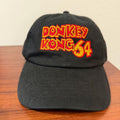 Black Donkey Kong 64 adjustable hat