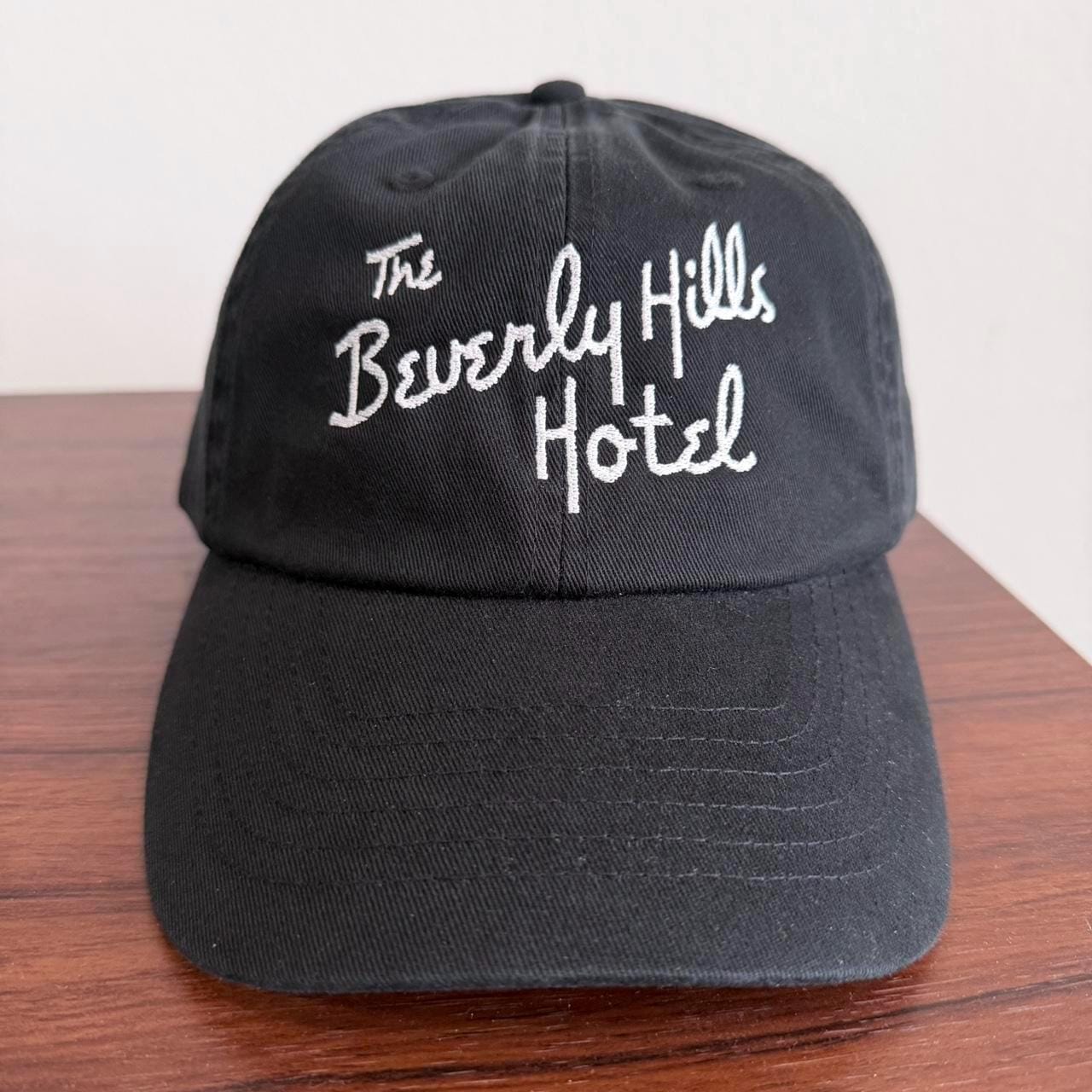 Beverly Hills Hotel Dad Hat – Black Embroidered LA Souvenir Cap
