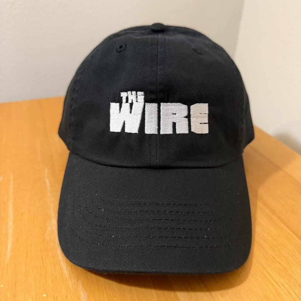 The Wire black cotton StrapBack hat