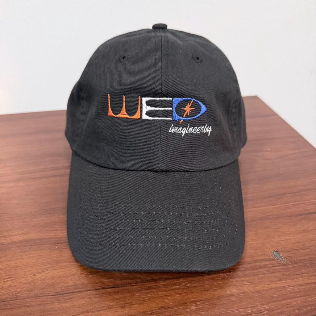 Disneyland WED Imagineering black baseball cap