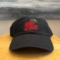 Mars Attacks black Strap back dad hat