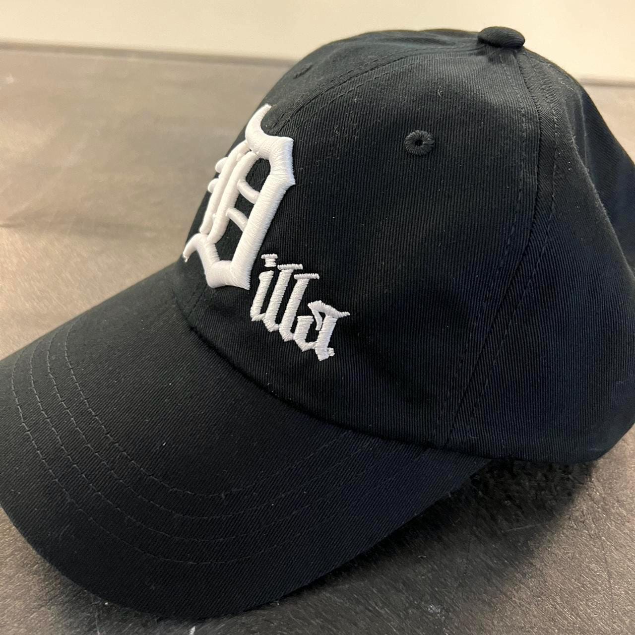 Black hat with the Detroit Tigers D and