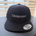 Black and white Toonami snapback hat