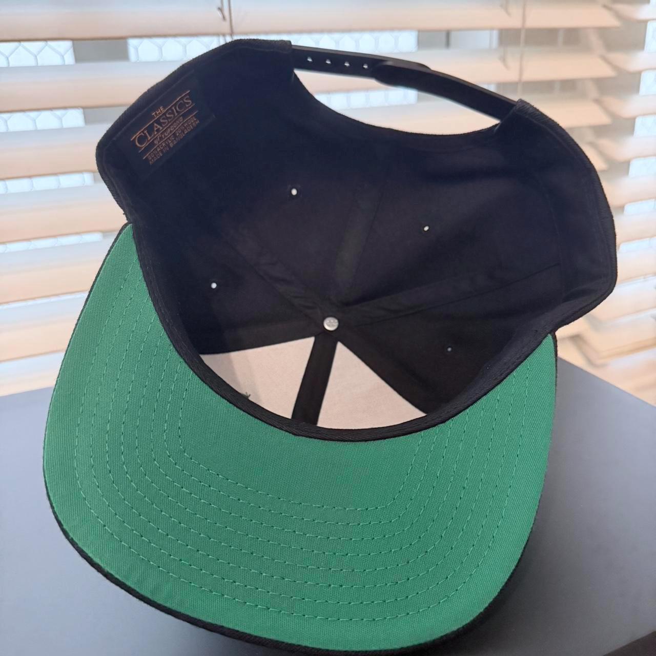 Black and white Toonami snapback hat