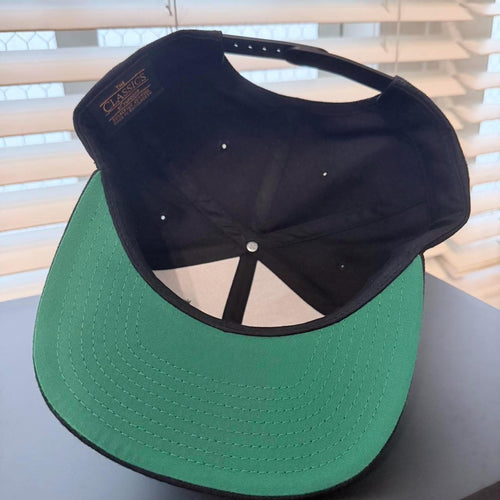 Black and white Toonami snapback hat