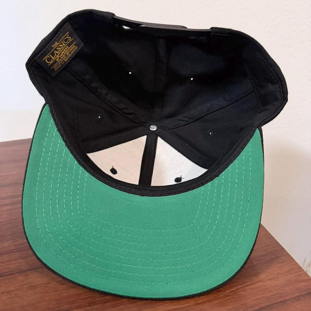 Albion Online black snapback hat