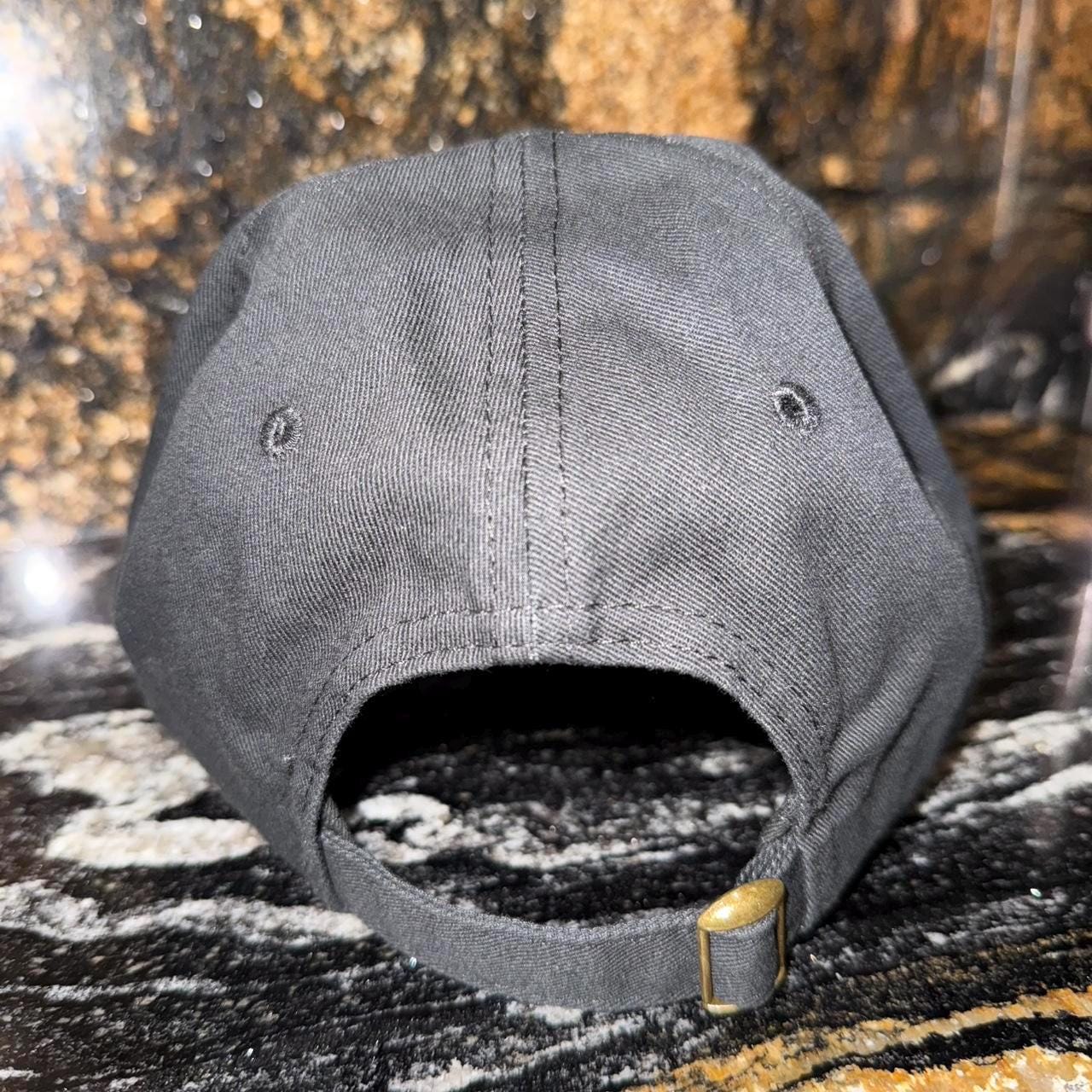 Eat sh*t die strap back hat. Live laugh love spoof dad hat
