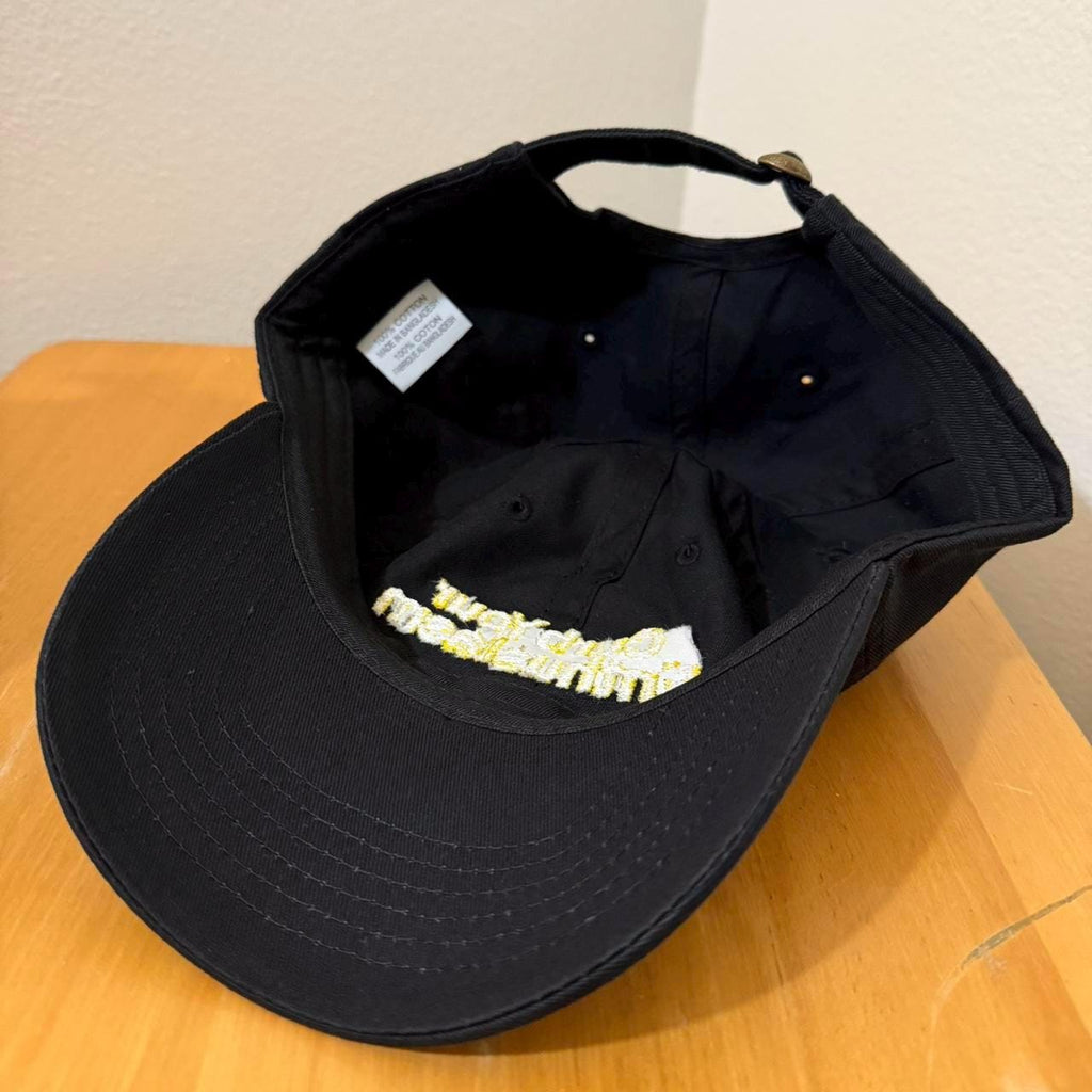 Black and yellow Curb Your Enthusiasm strap back cap