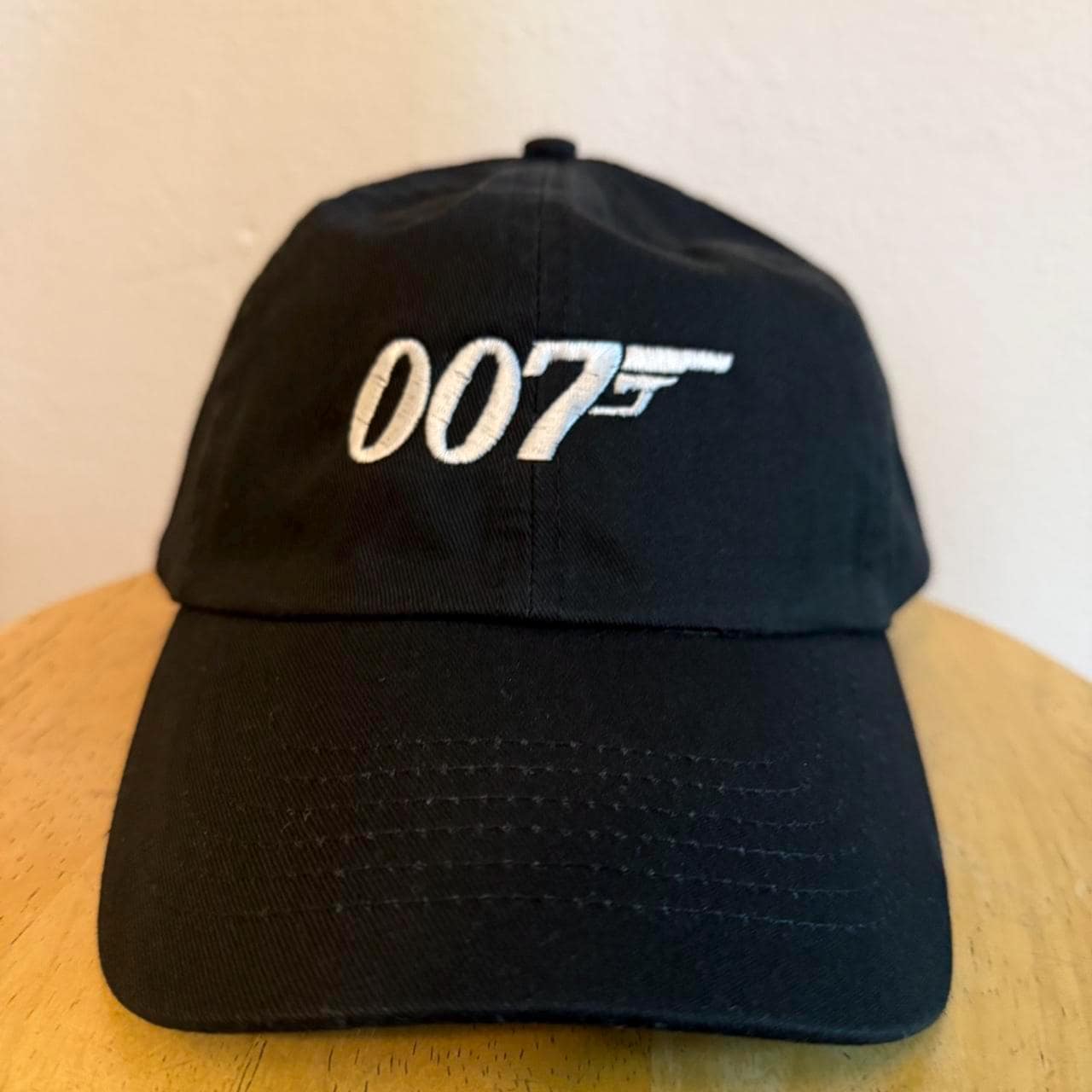 007 James Bond strap back black hat