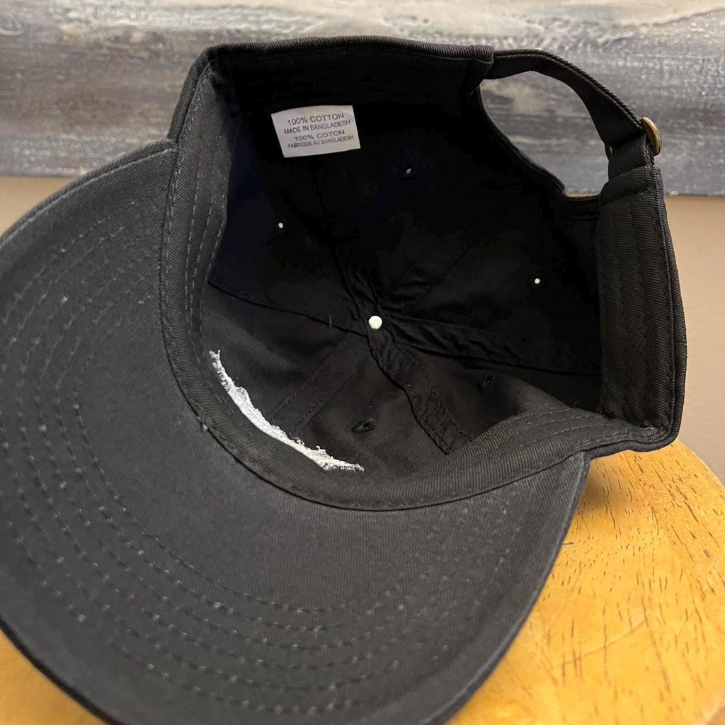 Gang Starr strap back dad hat in black