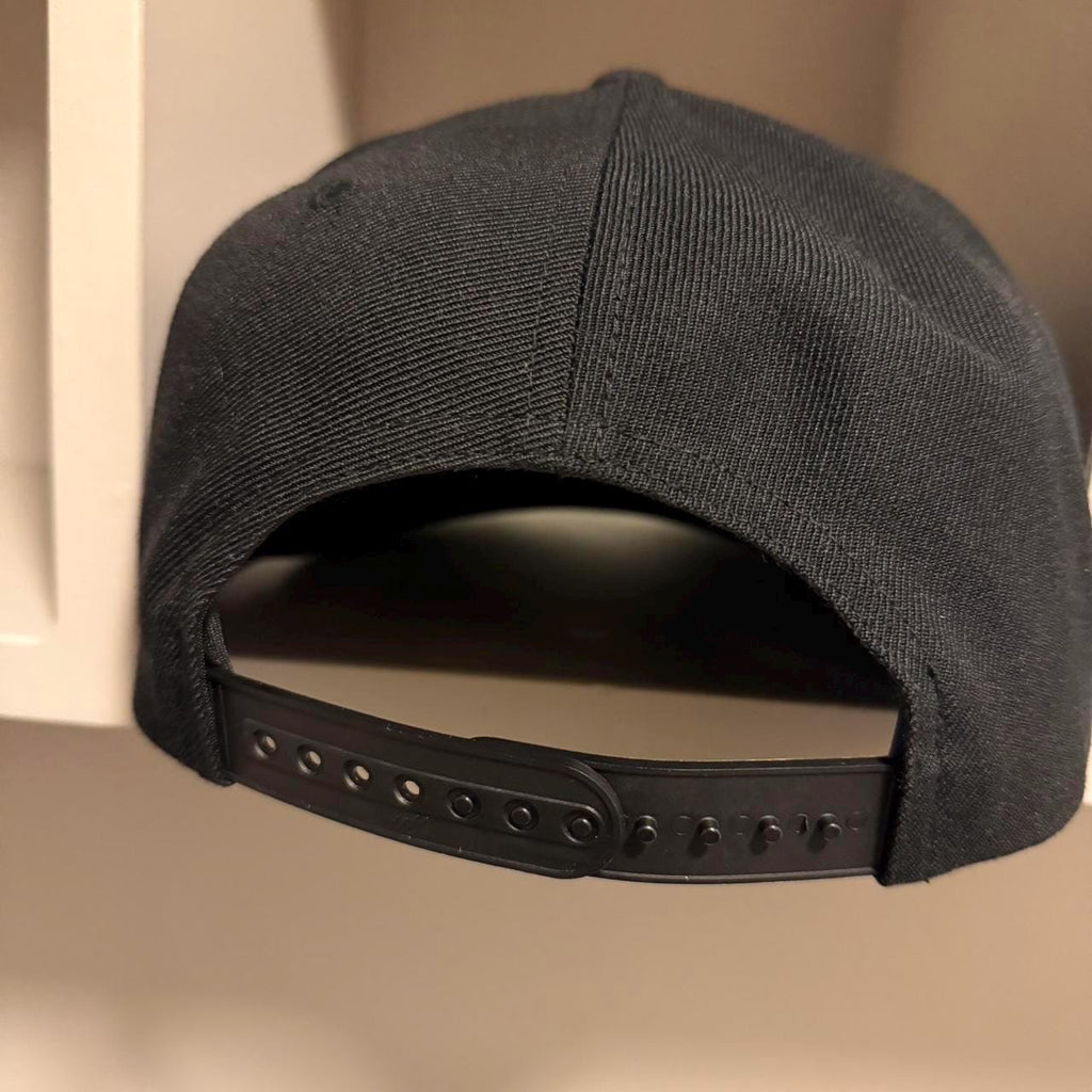 Black Seiko snapback hat