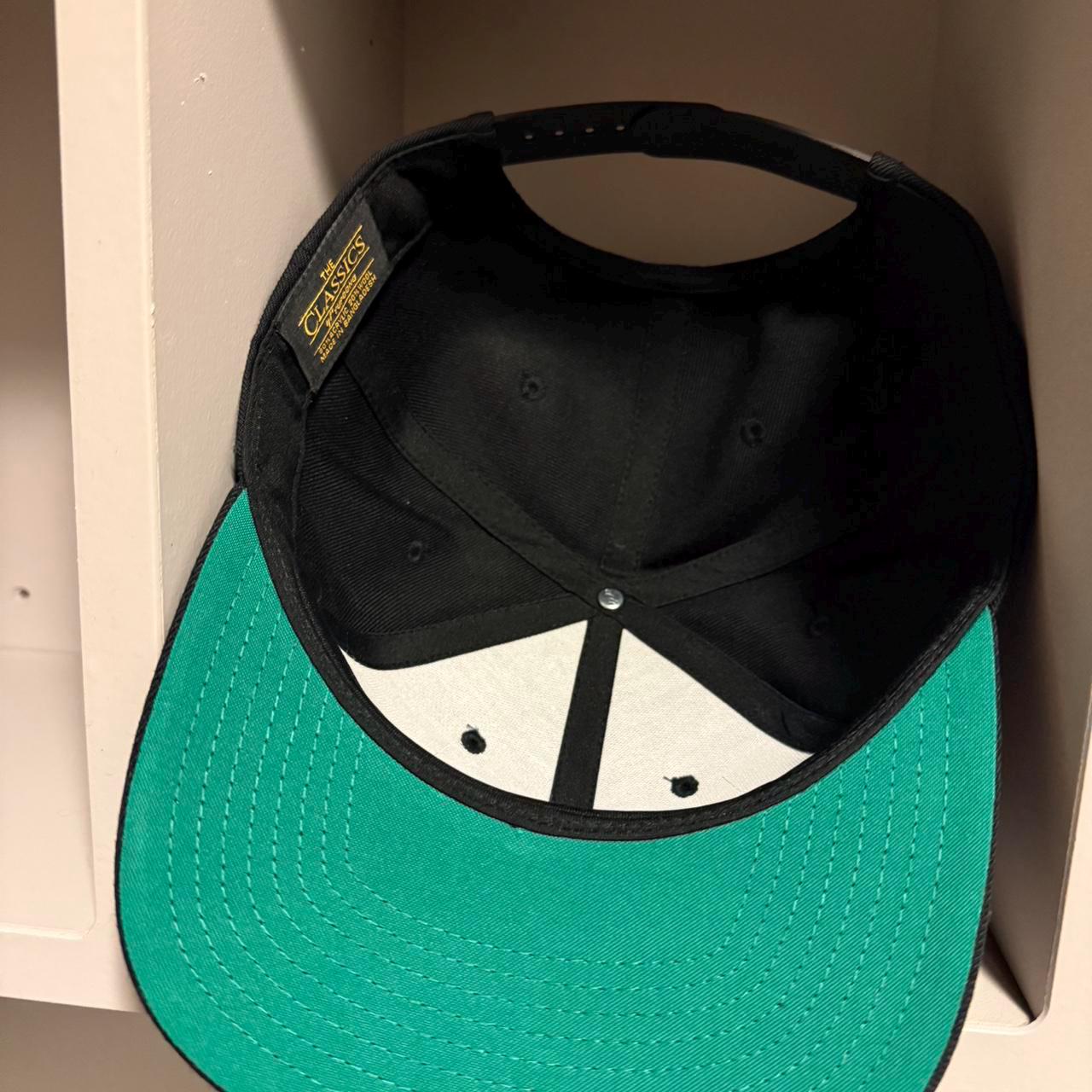 Black Seiko snapback hat