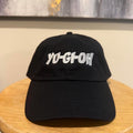 Black and white Yu-Gi-Oh hat
