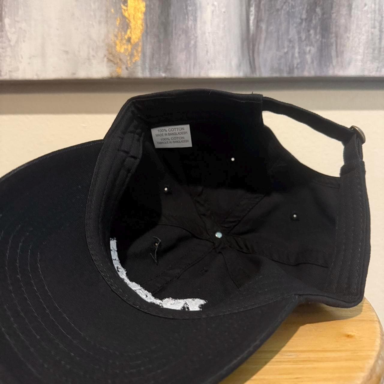 Black and white Yu-Gi-Oh hat