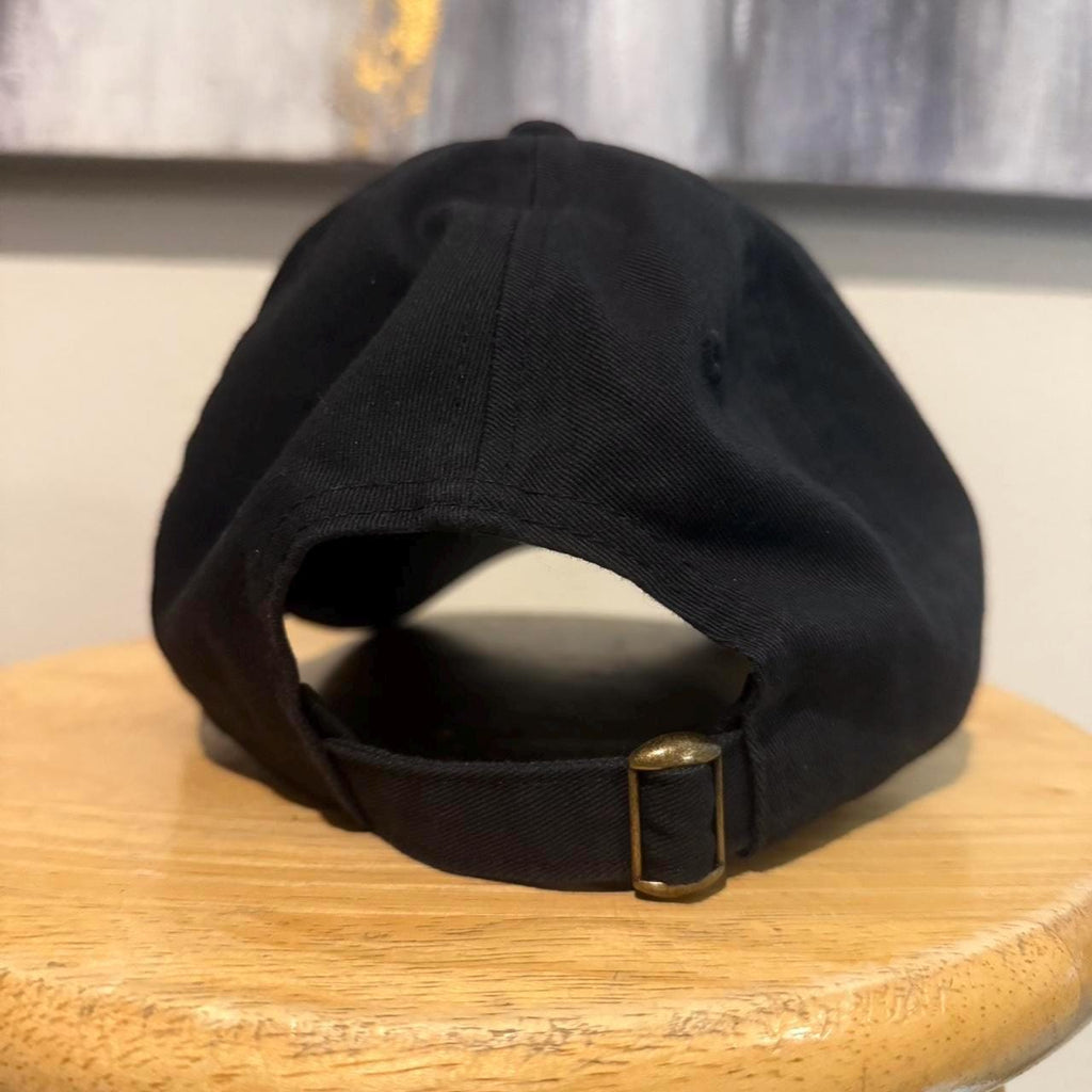 Black and white Yu-Gi-Oh hat