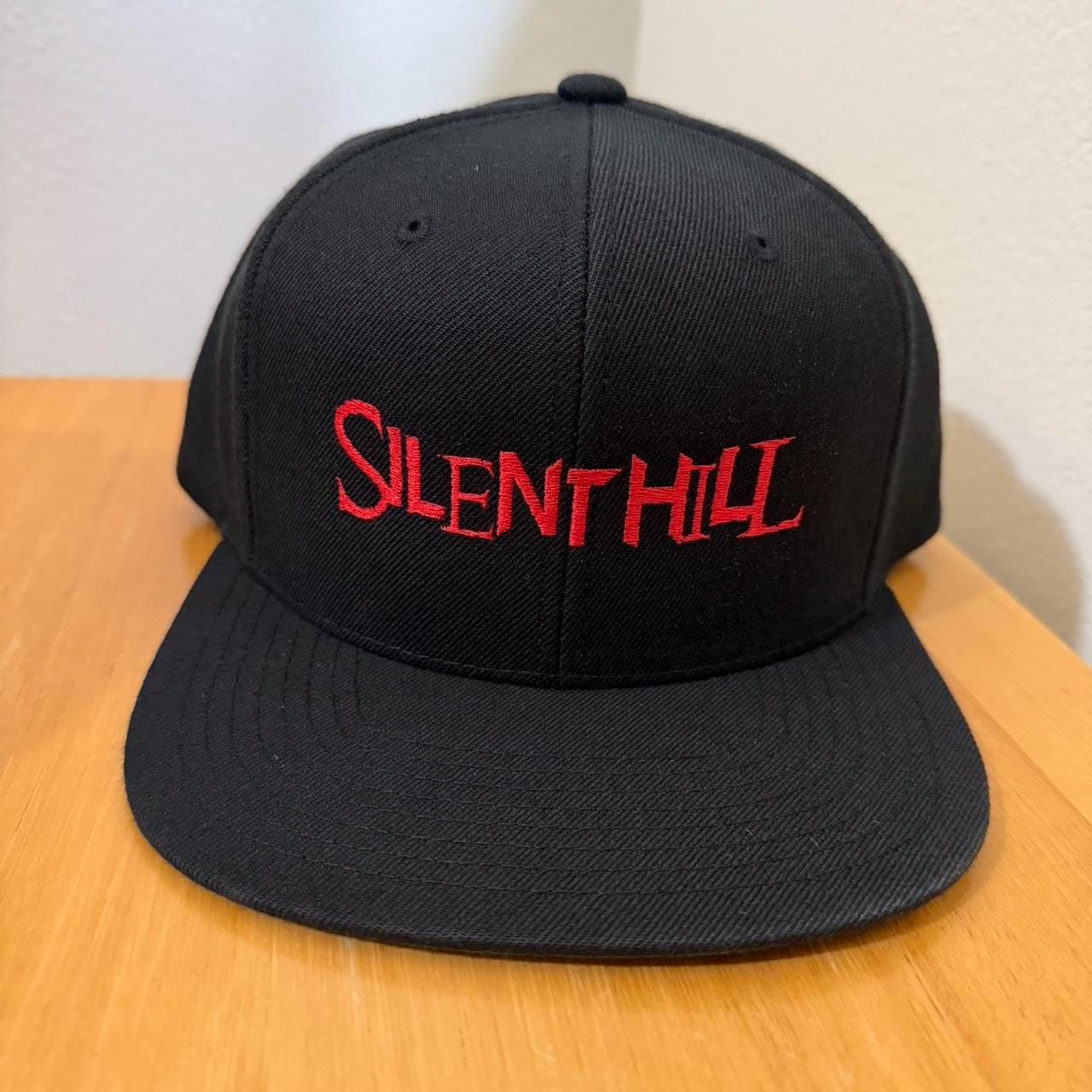 Black and red Silent Hill snapback hat