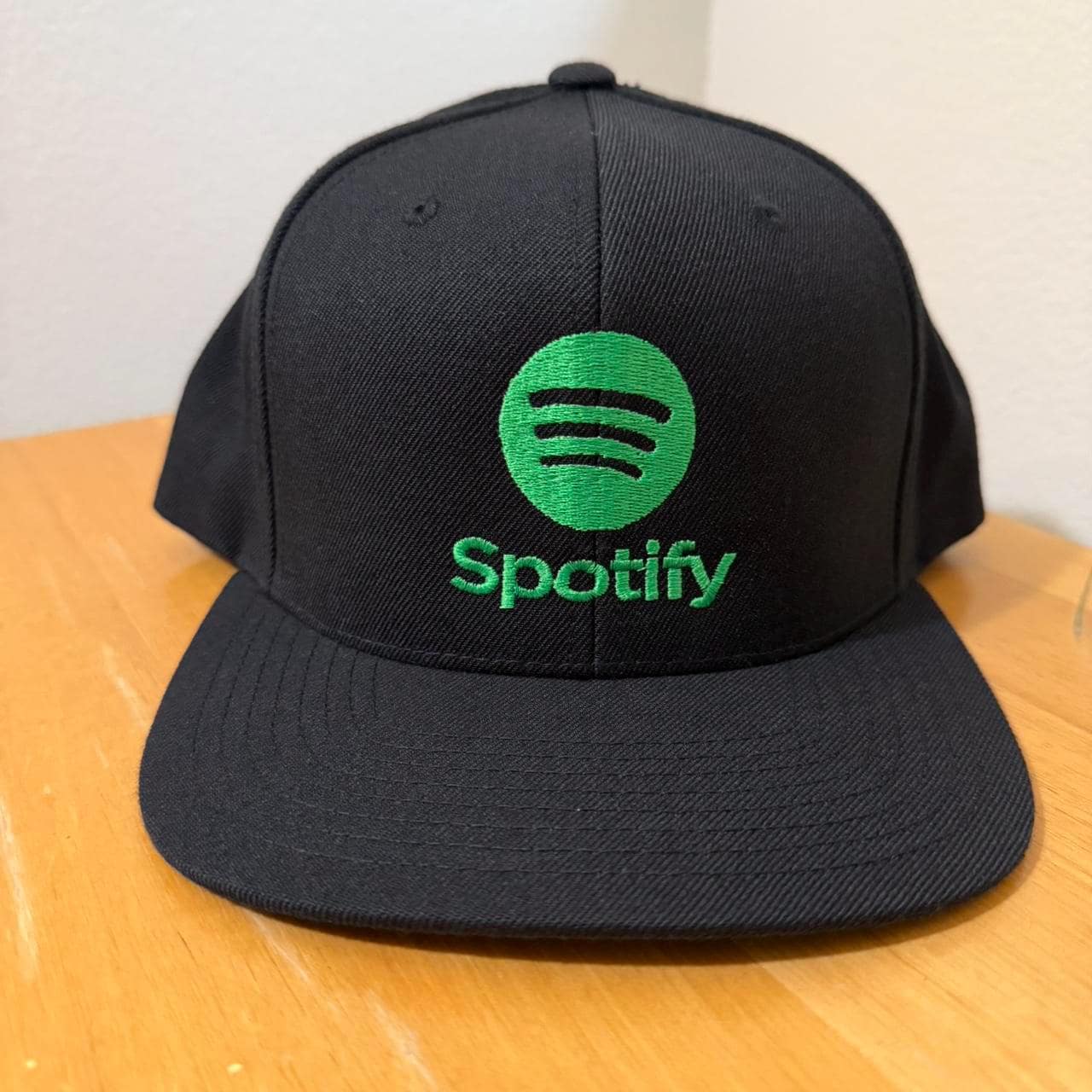 Black Spotify snapback hat
