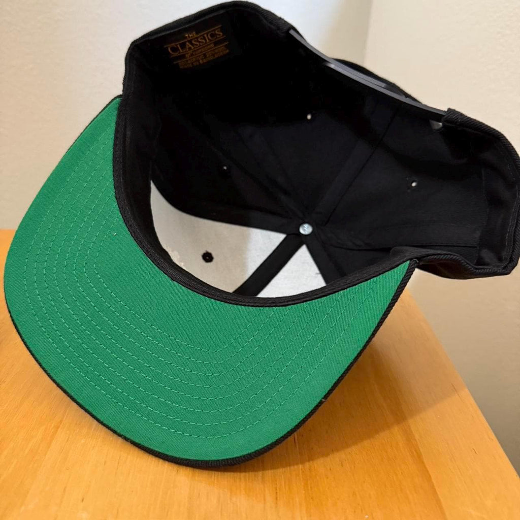 Black and white Kingdom Hearts snapback hat