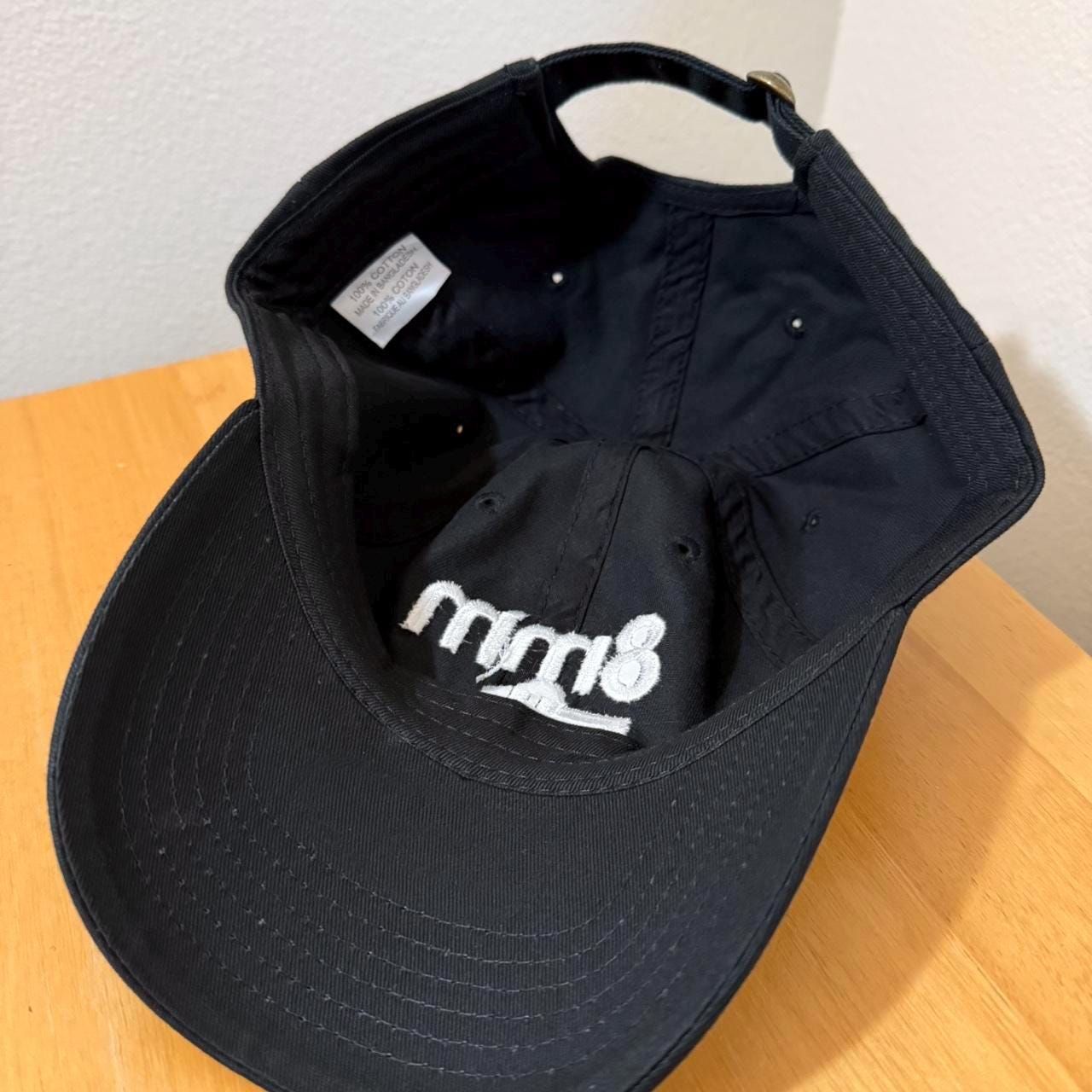 8mm film strap back dad hat