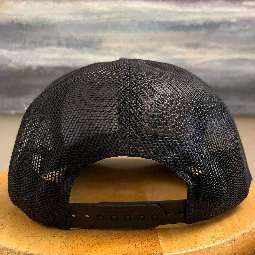 Grey and black Yankees Cubone Pokemon trucker hat