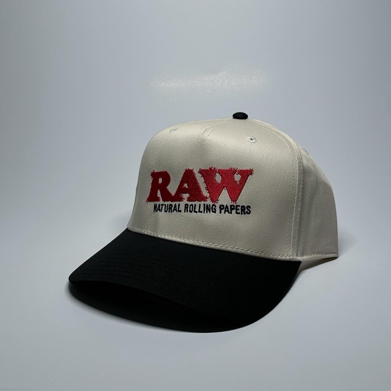 RAW Natural Rolling Papers 5 Panel Snapback Cap