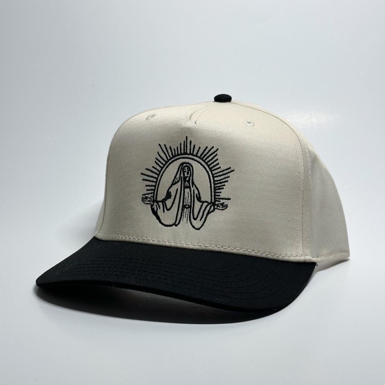 Virgin Mary 5 Panel Snapback Cap