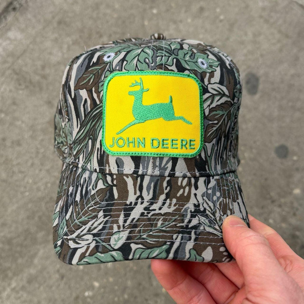 John Deere Camo Vintage Snapback hat