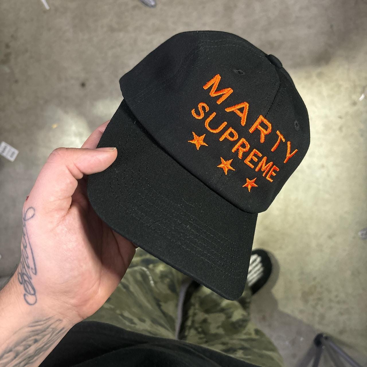 Marty Supreme a24 dad hat
