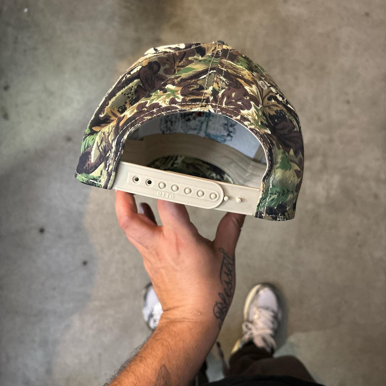 Stone cold Steve Austin whoop ass camo SnapBack