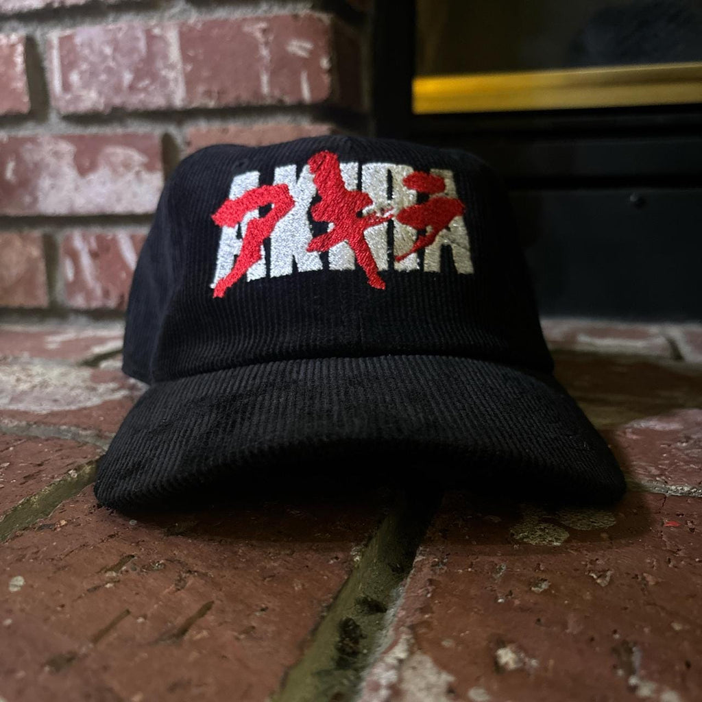 Akira corduroy strap back hat