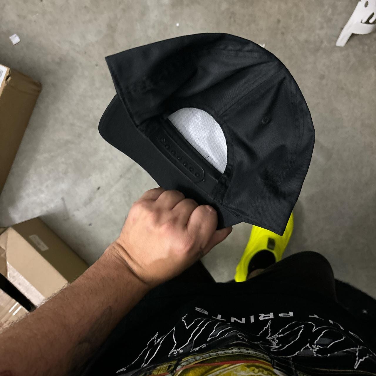 Black BMW snapback hat