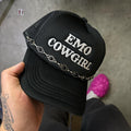Emo Cowgirl western trucker hat